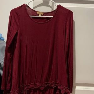 Maroon long sleeve